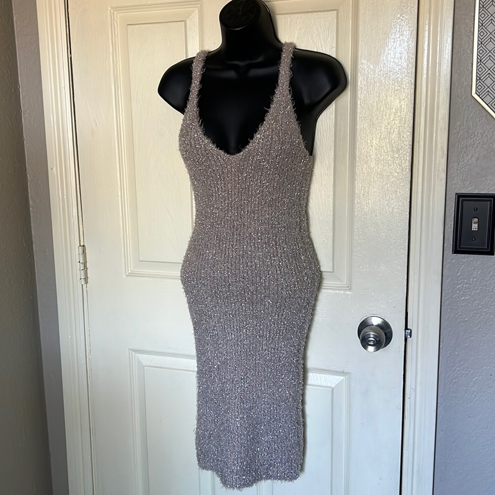 Sparkly and Fuzzy Dress